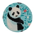 thumbnail image 2 of WERPE Washable Round Tablecloth for Home Kitchen Outdoor Decoration Panda Cozy Soft Fits White, 2 of 7