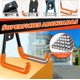 thumbnail image 3 of Ganchos de Garaje Organizador Multiusos, 12 Piezas Ganchos de Cochera de Pared con Tornillos, Kit de Soporte para Bicicleta para Herramientas de Jardín, Escaleras y Bicicletas (Naranja), 3 of 4