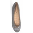thumbnail image 2 of Victoria K Women's Faux Fur With Rhinestone Ballerina Flats, 2 of 4