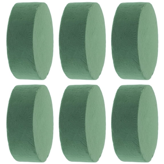 FONDOTIN 6Pcs Craft Foam Block for Floral Arrangements in Green Color