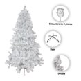 thumbnail image 3 of Árbol Navideño La Merced Pino Ramas Montables Blancas Brillantes Altura 1.80 m Artificial Plástico Resistente, 3 of 5