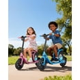 thumbnail image 3 of Hiboy Blue JoyHaul E-Scooter - 100W Brushless Motor & 56.16Wh Battery for Kids 4-10 years | LED Lights, Safety Brake, Under-Seat Storage, 3 of 8