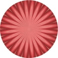 thumbnail image 1 of Ahgly Company Machine Washable Indoor Round Transitional Red Area Rugs, 3' Round, 1 of 7