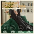 thumbnail image 5 of Kosynda 79"W Oversized Chaise Lounge Chair Indoor with Upholstered Corduroy for Living Room, No Assembly Required, Green, 5 of 8