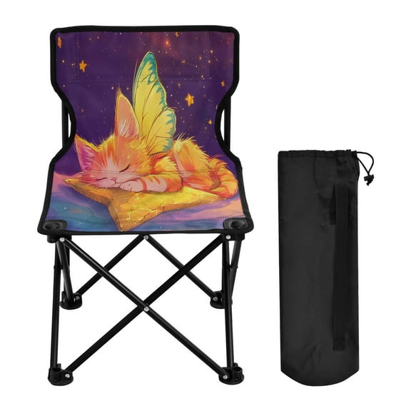 BZSMCE Camping Chairs Modern Butterfly Dreams Pattern Folding chair