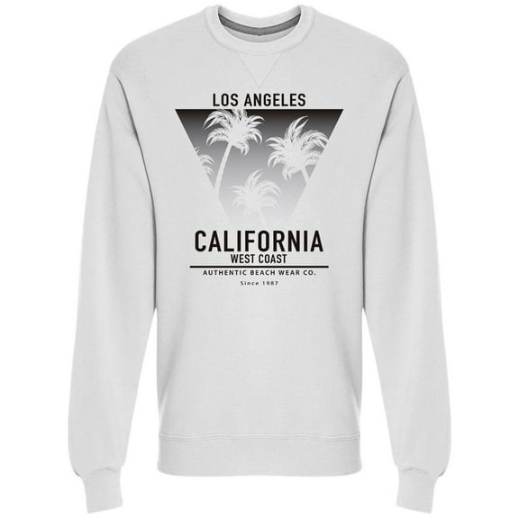 Urban Los Angeles Beach L.A Art Sweatshirt Men -Image by Shutterstock, Male x-Large