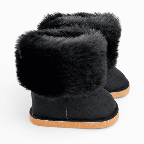 MBD® 18 Inch Doll Shoes- Black Winter Boots For 18 Inch Fashion Girl Dolls Fits Kennedy and Friends Dolls
