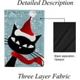 thumbnail image 4 of GZHJMY Garden Flag Double Sided Santa Cat Christmas, Fade Resistant Yard Flag Durable Banner Indoor Outdoor Home Decor 28x40 Inch Yard Flags, 4 of 7