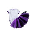 thumbnail image 3 of Inevnen 3pcs Newborn Baby Girls Princess Romper Outfit My 1st Halloween Tutu Skirt with Headwear, 3 of 8