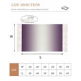 thumbnail image 2 of Dark Purple Ombre Kitchen Runner Rug 2'x4',Purple White Gradient Modern Abstract Art Washable Rug with Tassels,Non Slip Woven Cotton Bathroom Rugs Hallway Carpet for Foyer Bedroom Entry Back Door, 2 of 9