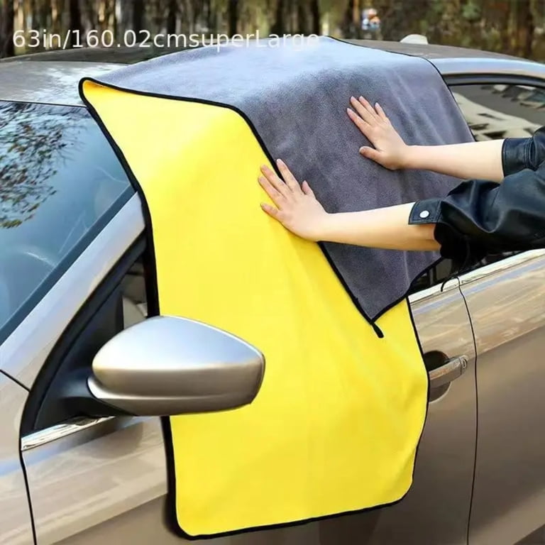 TEPSMF Microfiber Cars Drying Super Streak-Free Absorbent Towels