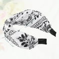 thumbnail image 5 of Knotted Wide Headband Fashion Hair Accessories for Women Girl White 2.44" Width, 5 of 6