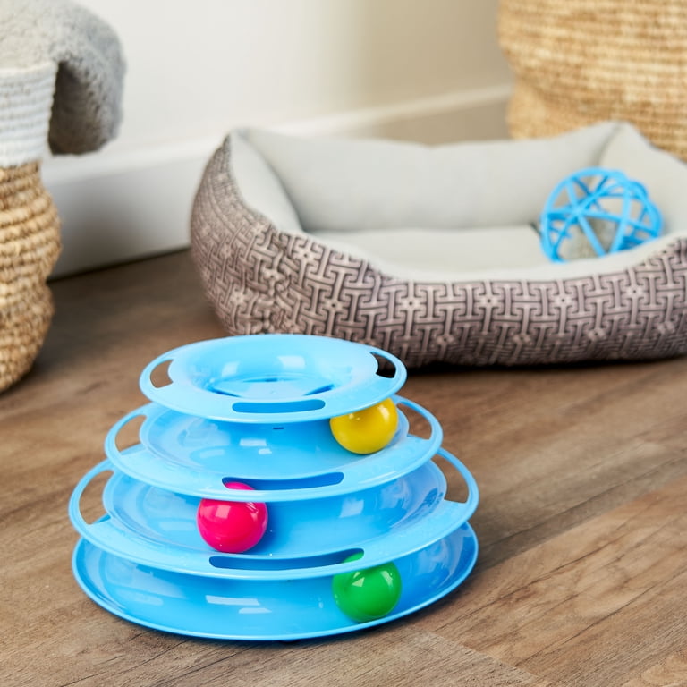 Vibrant Life Triple Chase 3 Tier Tower Interactive Cat Toy with