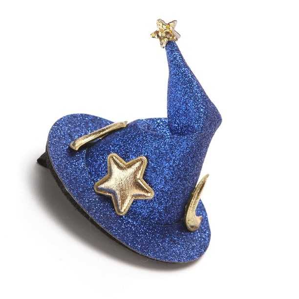 Bearachild Sombrero de Halloween Pinza para el pelo Decoración Ropa Accesorio Encantador Tocado para niños Adorno Festival Celebración Horquillas Kits de decoración para fiestas Azul Bearachild HA068073-04