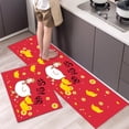 thumbnail image 3 of Alfombra de cocina antideslizante con estampado de dibujos animados, lavable, para entrada de casa, sala de estar, dormitorio, decorativa, 3 of 5
