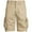 Khaki, variant on Mens Casual Work Cargo Shorts Cotton Combat Summer Half Pant Lightweight Hiking Shorts Zip Fishing Cycling Safari Pants
