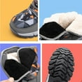 thumbnail image 5 of Boys Girls Snow Boots Winter Waterproof Outdoor Slip Resistant Faux Fur Lining (Toddler/Little Kid/Big Kid), 5 of 9