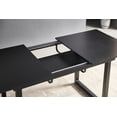 thumbnail image 4 of Extendable Modern Dining Table Adjustable Space-Saving Kitchen Table 70.86"x31.49"x29.13" Easy to Clean & Stable Living Room Furniture, 4 of 8