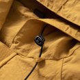 thumbnail image 6 of Mens Windbreaker Jackets Windbreaker Front-Zip Jacket Solid Color Outdoors Shoulder Insert Mountaineering Wearproof Warm Zipper Multi-pocket Coat Long Sleeve Jacket Yellow 2XL, 6 of 8