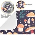 thumbnail image 2 of SKYSONIC Dish Drying Mat for Kitchen Counter Mushroom and Flower Eco Friendly Drying Mat - Easy to Clean Heat Resistant Dish Mat - 16x18, 2 of 6