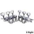 thumbnail image 4 of 6x Lock String Tuning Key Pegs , Gear Ratio 1:18, Metal Alloy Guitar String Tuning Pegs Machine Head para Guitarra Eléctrica, Folk, Acústica Chr Plata 6R Baoblaze clavijas, 4 of 8