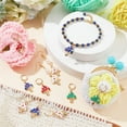 thumbnail image 5 of 16 Pcs Mushroom Stitch Markers Alloy Enamel Crochet Stitch Marker Charms with 304 Stainless Steel Clasp, 5 of 7