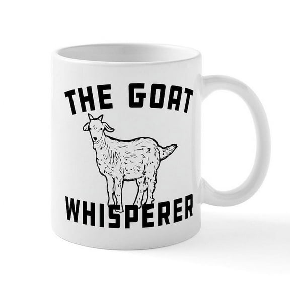 CafePress - The Goat Whisperer Mugs - 11 oz Ceramic Mug - Novelty Coffee Tea Cup