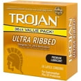 thumbnail image 6 of TROJAN Ultra Ribbed Stimulations Premium Lubricant Latex Condoms 36 ea (Pack of 2), 6 of 10