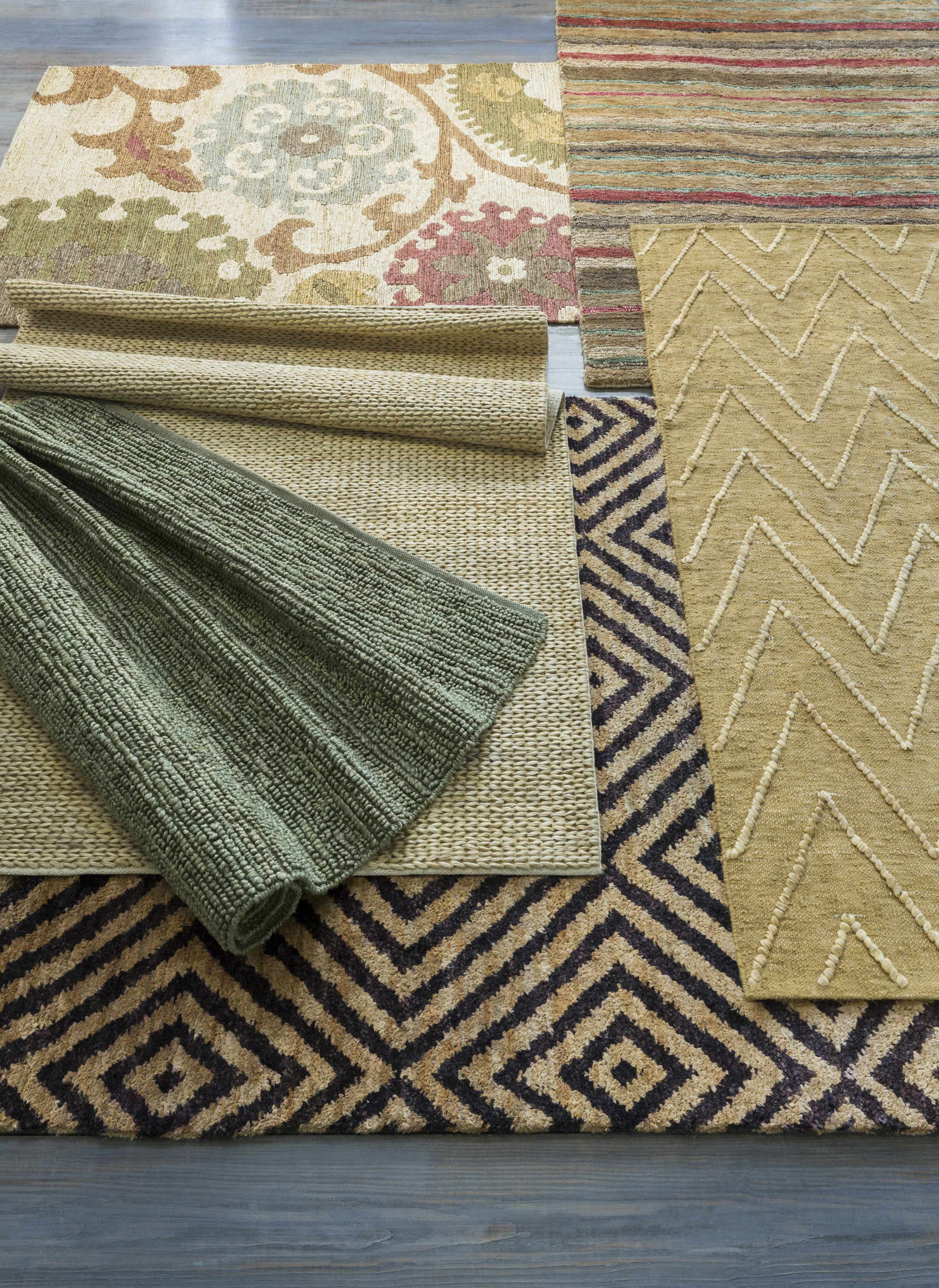 Hauteloom Stillmore Jute Living Room, Bedroom Area Rug - Bohemian/Global - Olive, Rust, Teal - 2' x 3'