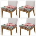 thumbnail image 2 of Cauagu Vintage Typewriter Floral for Dining Chair Seat Covers,Slipcovers Kitchen Chair Covers Upholstered Chair Seat Cushion Cover Chair Seat Protector-Four Pieces, 2 of 7