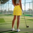 thumbnail image 4 of Uorisango Cute Banana Women's Active Performance Skort Soft Washable Golf Athletic Activewear Skorts Comfortable Polyester Spandex Fabric Versatile Outing Wear for Women, 4 of 7