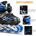 thumbnail image 4 of Patins en Ligne Ajustables Chaussures à Roulettes Patins à Roulettes avec Patins Patins Patins à Roulettes Patins à Roulettes Patins à Roulettes Roues Lumineuses  Patins à Roulettes pour Enfant, 4 of 7
