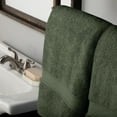 thumbnail image 3 of Superior 800 GSM Egyptian Cotton 3-Piece Towel Set, Soft Ultra Absorbent Towels, Navy Blue, 3 of 9