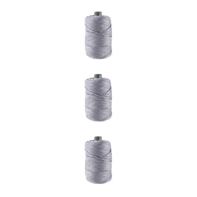 jesticaly Blended Ice Rope For Various DIY Handcrafts Safe Ingredients Strong Support And No Loose Thread 05 Grey 3Set