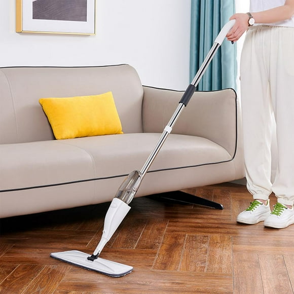 Spray Mop with Washable Microfiber Pad – 400ML Tank, 360° Rotating Head – Lightweight Floor Cleaner for Hardwood, Tile, Laminate