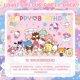 thumbnail image 2 of Decoraciones de cumpleaños de gatito, telón de fondo, suministros para fiestas kawaii, pancarta de feliz cumpleaños, pared de 70 a 47 pulgadas, decoraciones grandes para cumpleaños de gatito, 2 of 5