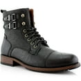 thumbnail image 1 of Polar Fox Mitch MPX808576 Mens Casual Cap Toe Boot Motorcycle Zipper Boots, 1 of 4