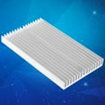 thumbnail image 2 of 100x60x10mm DIY Cooler Aluminum Heatsink Grille Shape Radiator Heat Sink Chip for IC Chip LED Power Transistor, 2 of 8