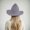 Grey, variant on Womens Pointed Witch Hat, Knit Foldable Wizard Cap Party Accessory Pink Sizes One Size