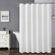 thumbnail image 1 of Xiao Hua Cortinas de ducha para baño, de tela lavable, impermeables, color blanco, 1 of 4
