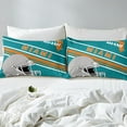 thumbnail image 4 of Erosebridal Football City Miami Full Sheet Sets,Ball Gamer Bedding Full Size,Teen Bedroom Decor,Lightweight,4-Piece, 4 of 7