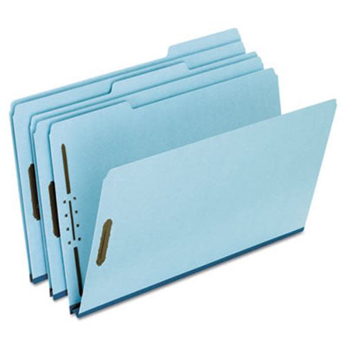 Pendaflex Pressboard Expanding File Folders 1/3 Cut Top Tab Letter Blue 25/Box 