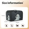 thumbnail image 4 of Toaster Covers 2 Slice, Halloween Ghost Black Balloon Waterproof Bread Machine Cover Fits for Standard 2 Slice Toasters, Home Decor Toaster Protection with Hanging Rope, 4 of 7