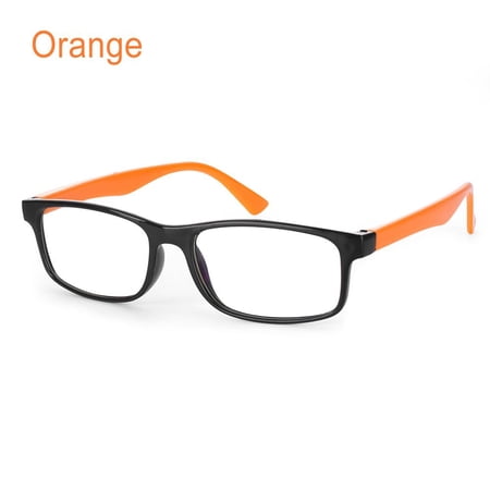 Unisex Gaming Eyeglasses Reading Anti-UV Computer Goggles Radiation Protection Anti Blue Rays Glasses ORANGE