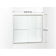 thumbnail image 2 of Sterling 5425-59P Finesse 55-1/2" High X 59-5/8" Wide Sliding Framed Tub Door - Matte, 2 of 4