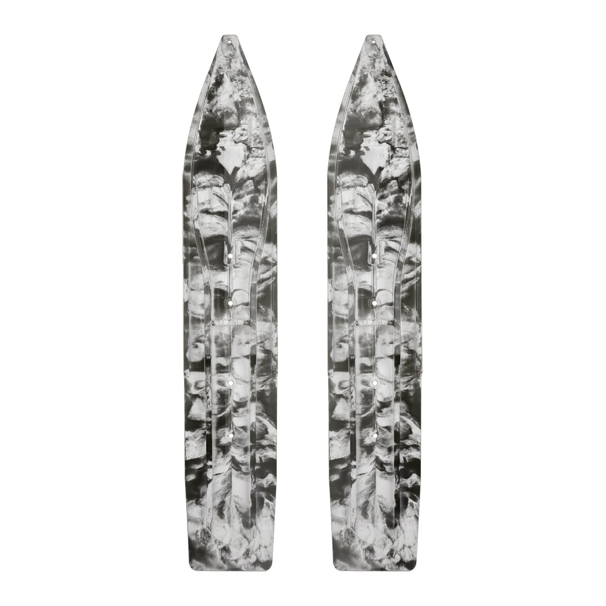 SLYDOG SKIS Powder Hound Ski Black, White #310087 by SLYDOG SKIS