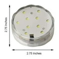 thumbnail image 3 of Efavormart 4pcs Fairy Nest LED Vase Lights Remote-Controlled Wedding Floral Decoration Tea Vase Battery Candles White, 3 of 10