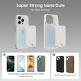 thumbnail image 2 of CAILDANL 2 Packs Phone Card Holder, Leather Phone Wallet Stick on, Stronger Nano Adhesive Credit Card Holder for Back of Phone Case, With RFID Blocking, Fit 4 Cards for iPhone, Samsung, and Android, 2 of 7