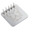 thumbnail image 4 of Soporte portátil para practicar uñas acrílicas con estante para maquillaje. Ideal para practicar uñas acrílicas y otros proyectos de manicura. Mariposa Plateada, 4 of 9
