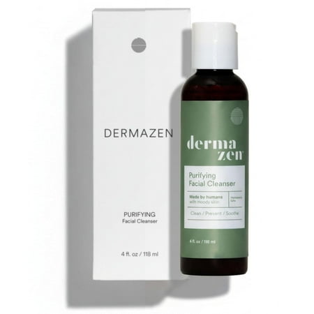 Dermazen Purifying Facial Cleanser, Soothe and Relieve Seborrheic Dermatitis - 4 fl oz